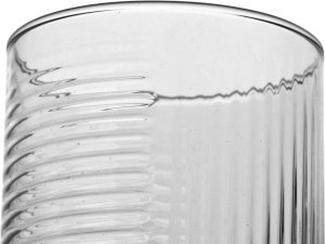 Glasmark Szklanka 400 ml w  prążki Glasmark GLS400 4