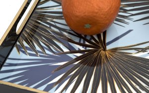 Art-Pol Taca dekoracyjna 40x26x3,5 cm Palmy Tulum 125262 6