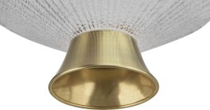 Art-Pol Patera szklana dekoracyjna ze złotą stopką 162397 5