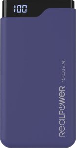 Powerbank Realpower Powerbank PB-15000C       Navy Blue      15.000mAh 10