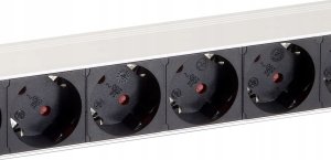 Listwa zasilająca Equip Equip Steckdosenleiste 19"(1HE)8fach Schukon. 1.8m Alu Sch 3