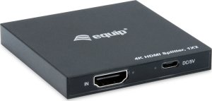 Equip Equip HDMI Splitter 1.4 2 Port Ultra Slim 4K/30Hz schwarz EndlessOS 1