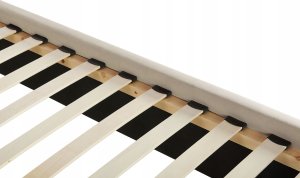 Beliani Łóżko welurowe 160 x 200 cm beżowe AYETTE 7