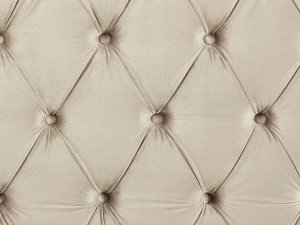 Beliani Łóżko welurowe 160 x 200 cm beżowe AYETTE 9