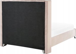 Beliani Łóżko welurowe 160 x 200 cm różowe LUBBON 6