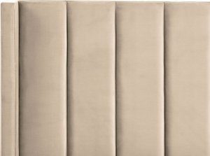 Beliani Łóżko welurowe 180 x 200 cm beżowe VILLETTE 7