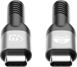 Kabel USB Manhattan USB-C - USB-C 1 m Czarny (356374) 3