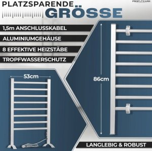 ProfiCare Proficare PC-EHW 3115 silver electric Towel Warmer 2