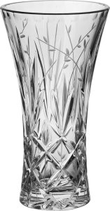 Bohemia Wazon kryształowy wys. 25,5cm z gałązką Bohemia 1