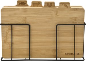 Deska do krojenia Konighoffer Zestaw 4 desek do krojenia ze stojakiem Cedar 4
