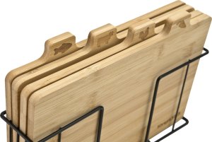 Deska do krojenia Konighoffer Zestaw 4 desek do krojenia ze stojakiem Cedar 6