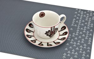 DUO Filiżanka porcelanowa 250 ml + spodek Parzenica 8