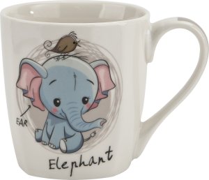 Veroni Kubek porcelanowy 300 ml Coco Elephant 1