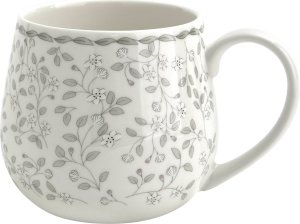 Veroni Kubek porcelanowy 440 ml baryłka Magnat Listki 1