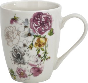 Veroni Kubek porcelanowy Rosen 330ml wzór 2 1