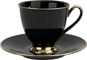 Ćmielów Filiżanka 250 ml ze spodkiem Dalia Obsydian 1