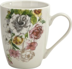 Veroni Kubek porcelanowy Rosen 330ml wzór 3 1