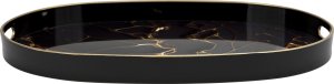 Art-Pol Taca dekoracyjna 44x29,5x3,5 cm owalna duża Tulum 3