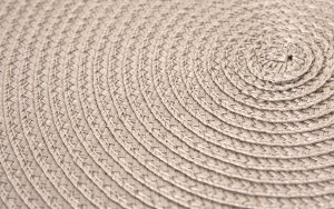 Ravi Mata dekoracyjna ROUND beżowa RAVI 2