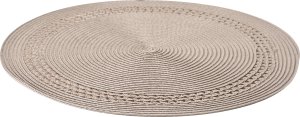 Ravi Mata dekoracyjna ROUND beżowa RAVI 3