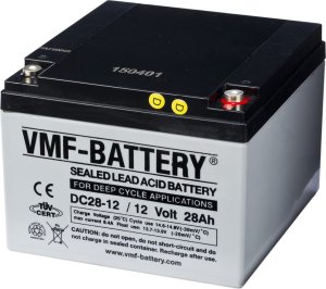 vidaXL VMF AGM Akumulator głębokiego rozładowania 12 V, 28 Ah, DC28-12 1