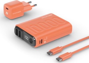 Powerbank Realpower RealPower Powerbank PB-10000 Set       orange      10.000mAh 6