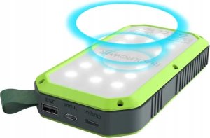 Powerbank Realpower RealPower Powerbank PB-10000 Solar  schwarz        10.000mAh 3