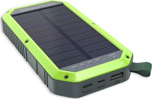 Powerbank Realpower RealPower Powerbank PB-10000 Solar  schwarz        10.000mAh 5
