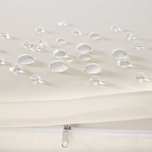 Tectake Leżak ogrodowy na kółkach, technorattan - brązowy mieszany 8