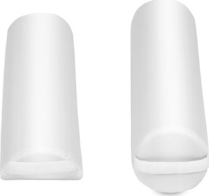 Tectake 3-strefowy stoł do masażu Somwang z 7,5 cm wyściółką, rolkami i drewnianą ramą - biały 7