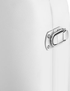 Tectake 3-strefowy stoł do masażu Somwang z 7,5 cm wyściółką, rolkami i drewnianą ramą - biały 8