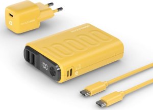 Powerbank TRITON RealPower PB-10000 Litowo-polimerowy (LiPo) 10000 mAh Żółty 1