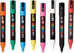 Posca Posca - PC1MC - Extra Fine Tip Pen, 8 pc /Arts and Crafts /Multi 2