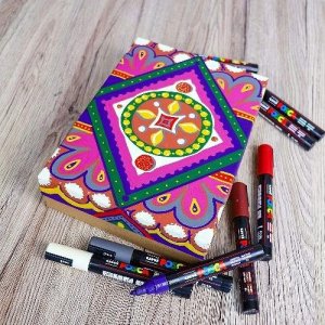 Posca Posca - PC5M - Medium Tip Pen - Deep colors, 8 pc /Arts and Crafts /Multi 2