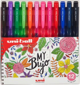 UNIBALL Gelpen Uni-Ball Signo My Bujo 0.7 mm med 12 stk. ass. farver 1