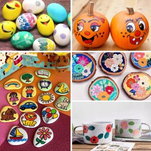 Posca Uni-Ball uni POSCA PC-1MR - 16 pcs - 16 Stück(e) - Schwarz - Blau - Gold - Grün - Orange - Pink - Rot - Silber - Violett - Weiß - Gelb - Rundspitze - Mehrfarbig - Schwarz - 0,7 mm 2