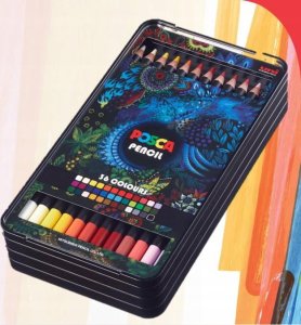 Posca Posca - Color Pencils - Bright and intense colors (36 pcs) (402005) 11