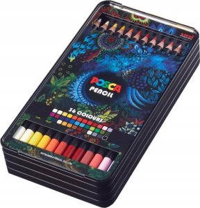 Posca Posca - Color Pencils - Bright and intense colors (36 pcs) (402005) 10