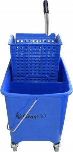 Mop CleanPRO 394641 - Cleanpro Kentucky Wózek jednowiaderkowy z prasą 20L, niebieski 2