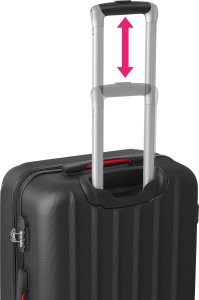 Tectake Zestaw walizek Cleo 4-częściowy z wagą bagażową - czarny 3