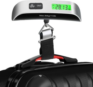 Tectake Zestaw walizek Cleo 4-częściowy z wagą bagażową - czarny 5