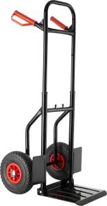 Tectake Wózek taczkowy transportowy - składany 100 kg - czarny 1