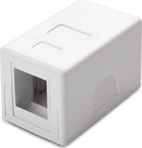 Techly Techly 366327 Obudowa natynkowa na 1 moduł Keystone RJ45 lub RJ11/12 1