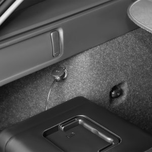 Lodówka turystyczna Tectake Przenośna mini lodówka z funkcją 2 w 1 27x31x41cm - czarny 2