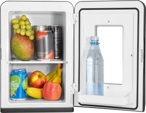 Lodówka turystyczna Tectake Przenośna mini lodówka z funkcją 2 w 1 27x31x41cm - czarny 4