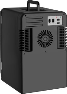 Lodówka turystyczna Tectake Przenośna mini lodówka z funkcją 2 w 1 27x31x41cm - czarny 5