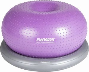 FitPAWS FitPAWS Piłka do balansowania dla zwierząt TRAX Donut 55 cm, fioletowa 2
