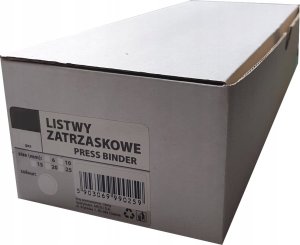 Argo LISTWY ZATRZASKOWE 5MM ARGO GREENBINDER 421051 BIAŁE 50SZT 2