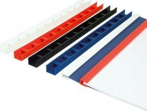 Argo LISTWY ZATRZASKOWE 25MM ARGO GREENBINDER 421251 BIAŁE 50SZT 2