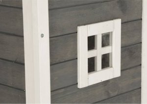 Kerbl Kerbl Ogrodowy domek dla kota Family, 57x55x80 cm, szaro-biały 4